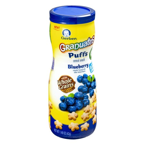 GERBER GRADUATE BLUBERRY PUFF            1.48 OZ