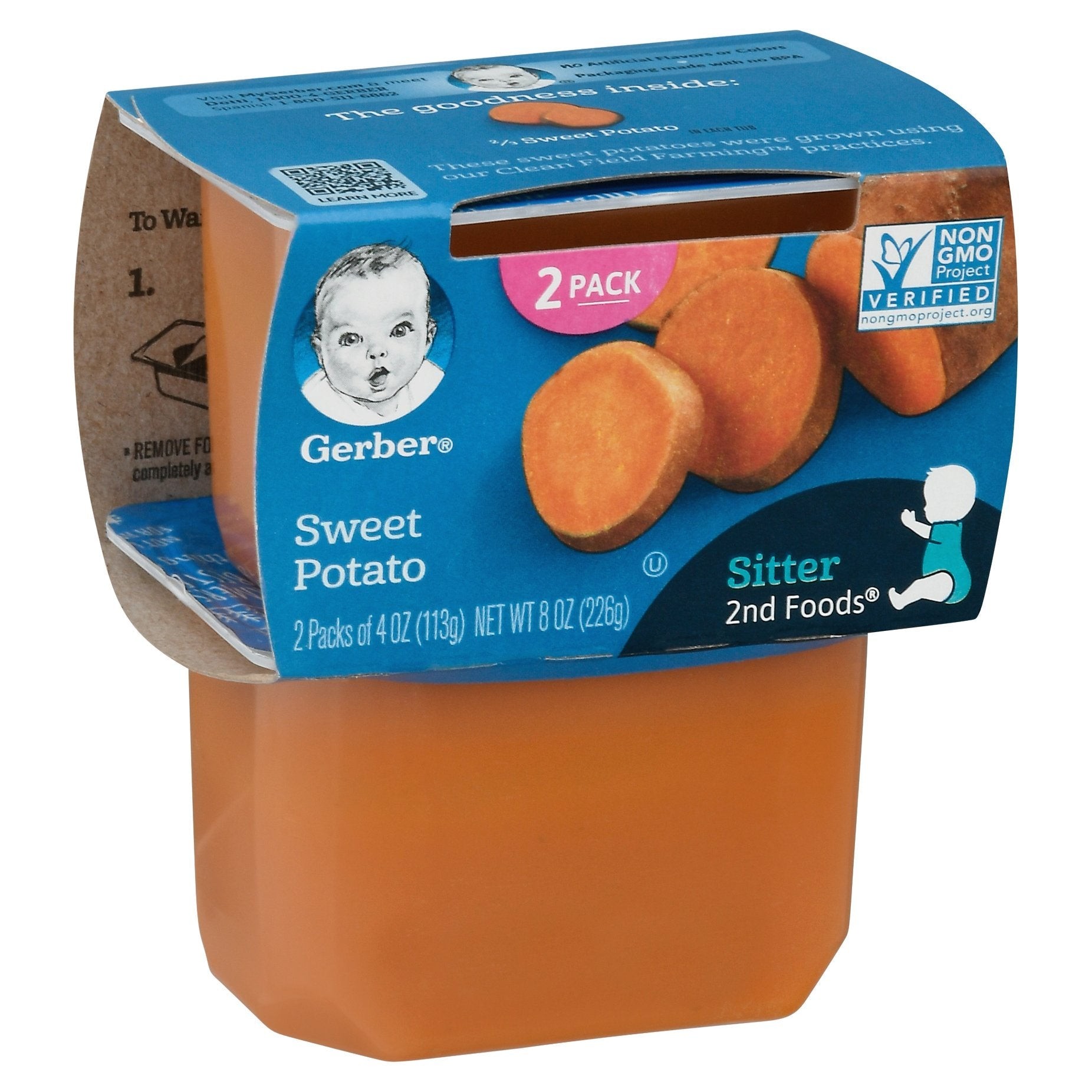 GERBER 2ND FOOD SWEET POTATO 8 OZ