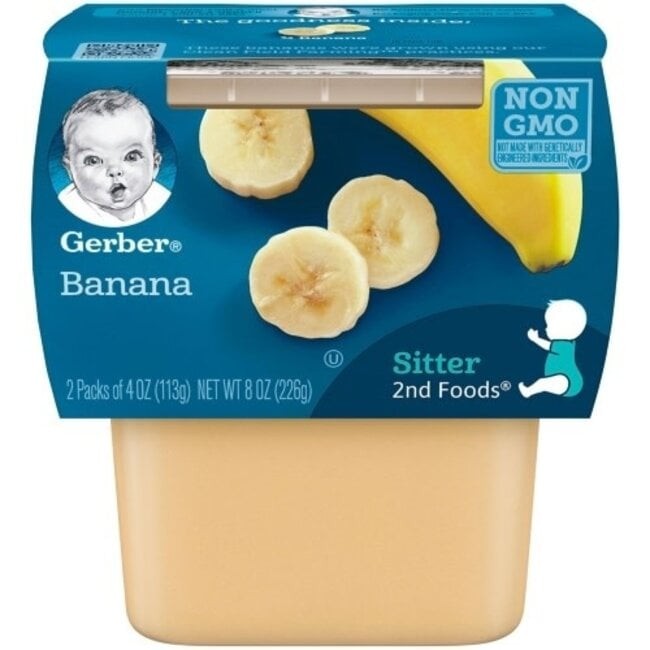 Gerber 2nd Food Banana 8 Oz