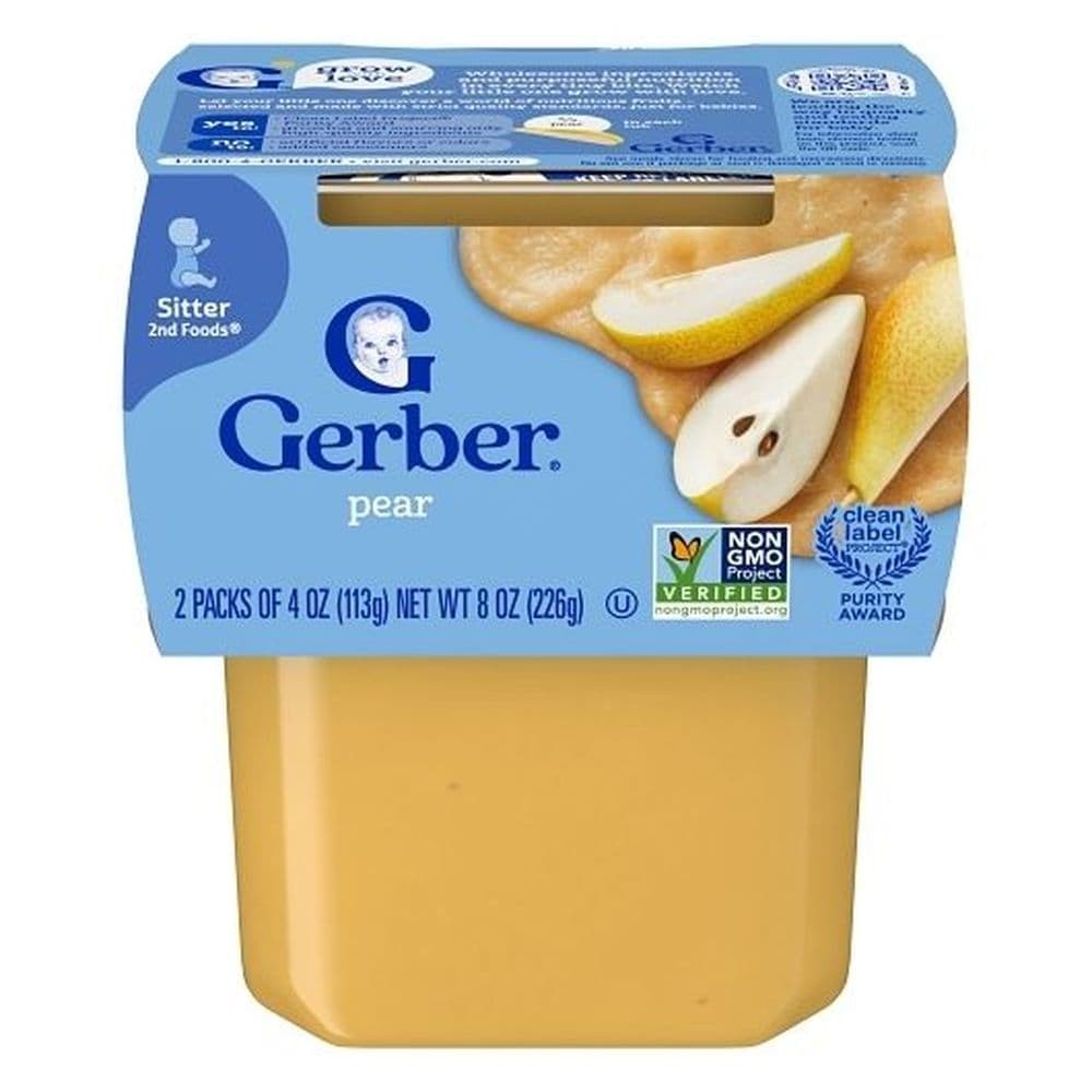 GERBER 2ND FOOD PEAR 8 OZ
