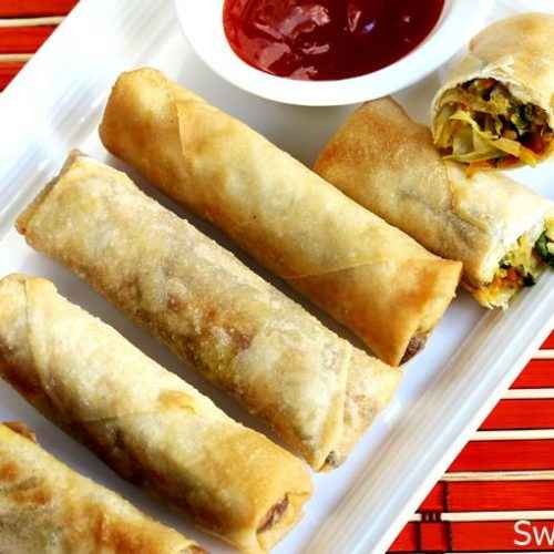 KALUSTYANS VEGETABLE SPRING ROLLS 35 Each