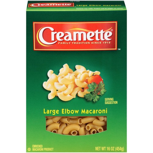 CREAMETTE LARGE ELBOWS                   16 OZ