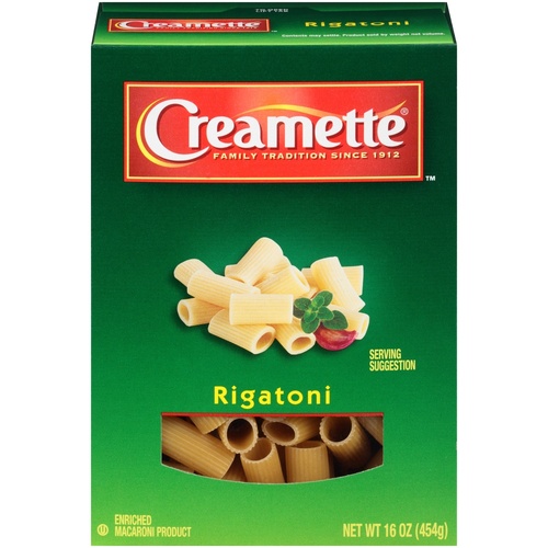 CREAMETTE RIGATONI                       16 OZ