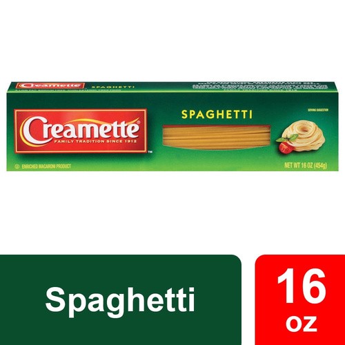 CREAMETTE SPAGHETTI                      16 OZ