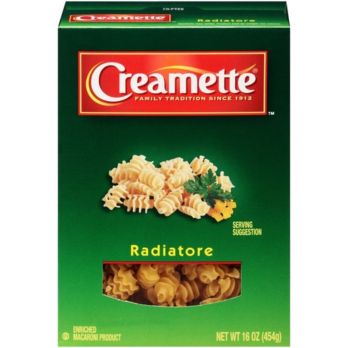 CREMETTE PASTA RADIATORE                 1 OZ