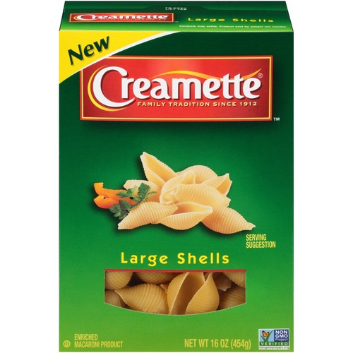 CREMETTE LARGE SHELLS PASTA              1 OZ
