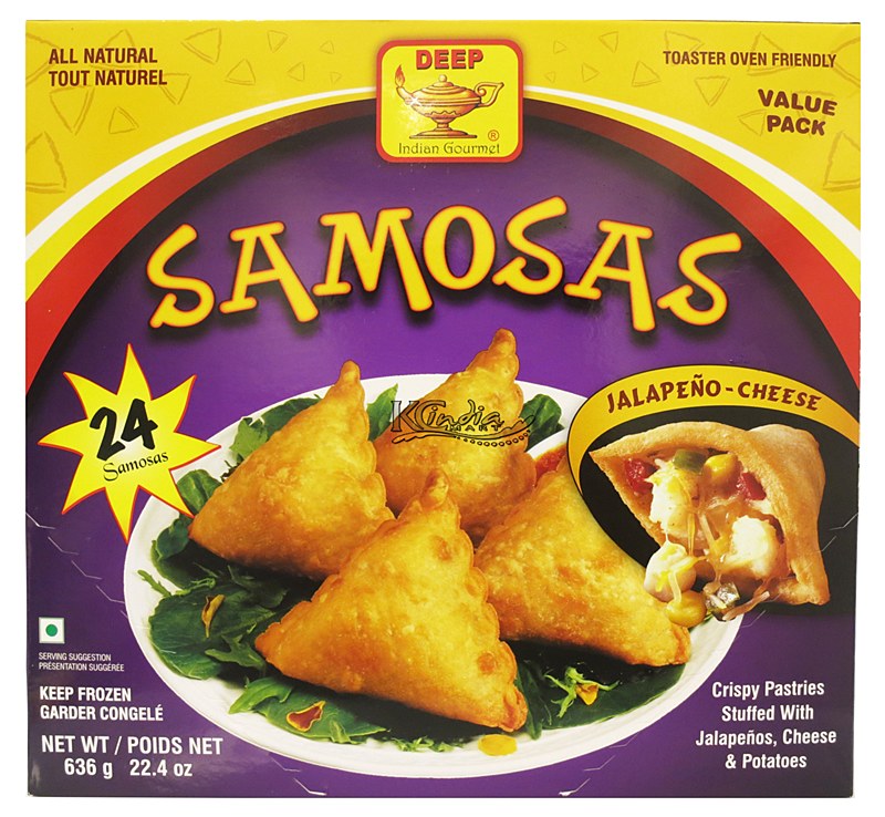 Deep   Jalapeno Cheese Samosa
