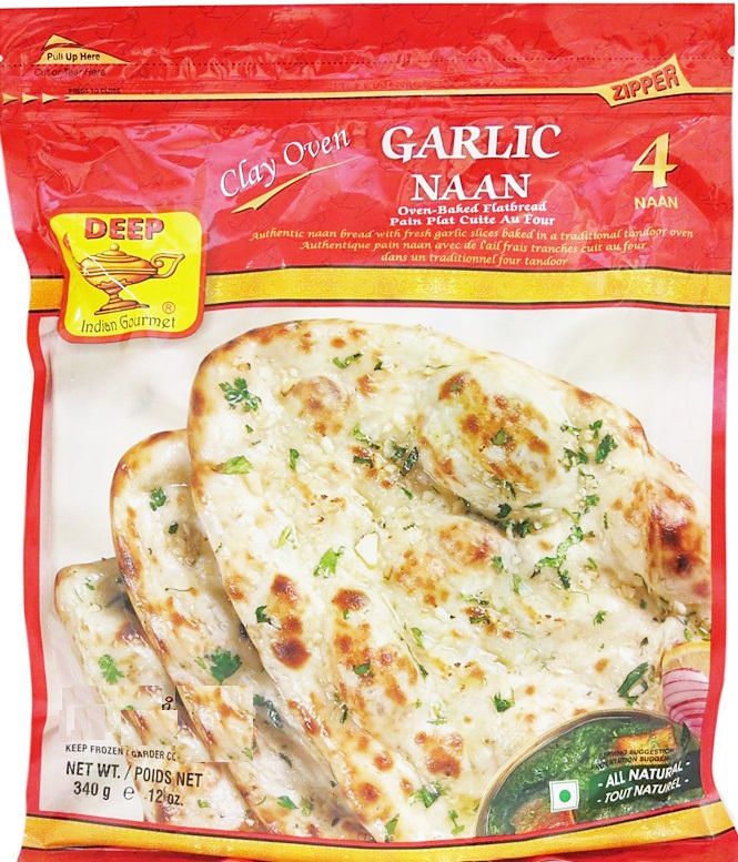 Deep   Garlic Naan