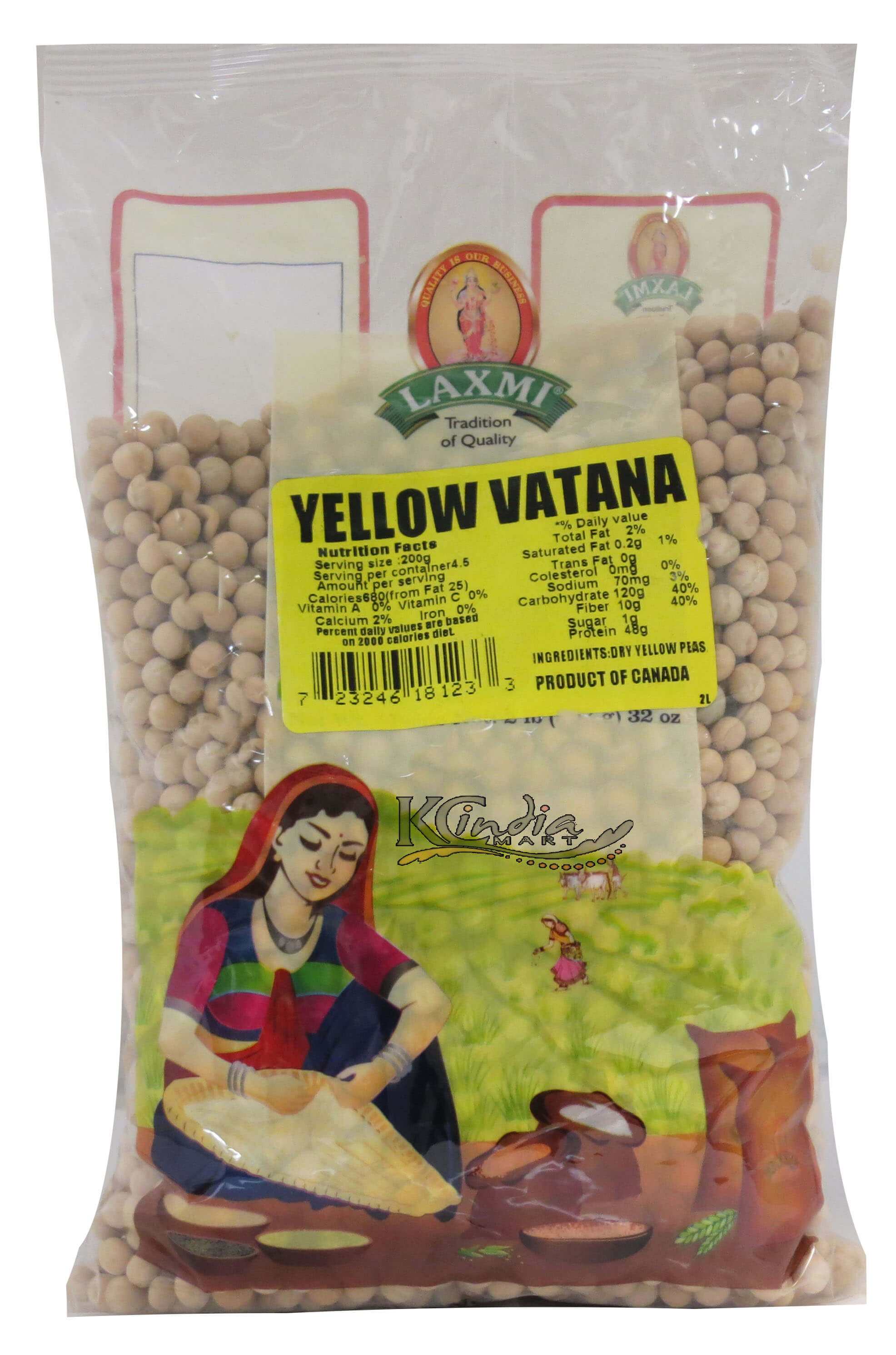 PEAS   LAXMI WHOLE YELLOW PEAS(VATANA)
