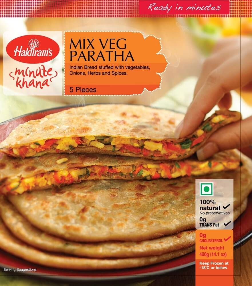 PARATHA   Haldirams Mix Veg Paratha