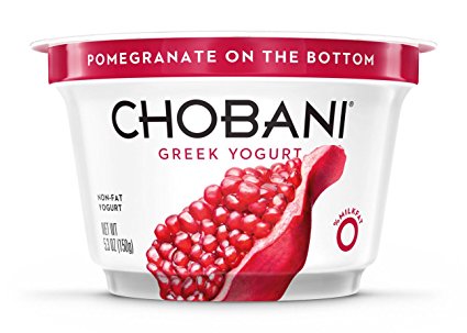 Yogurt   Chobani  Pomegranate On The Bottom Non Fat Greek