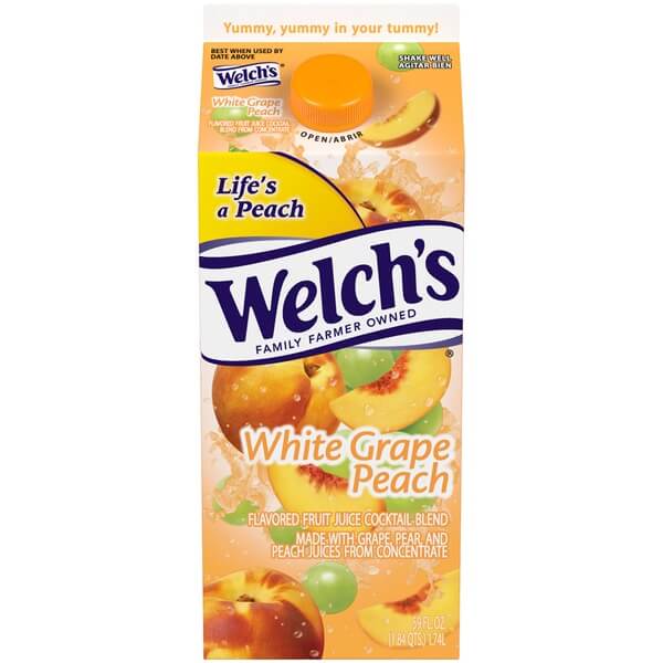 Welchs White Grape Peach Juice Cocktail