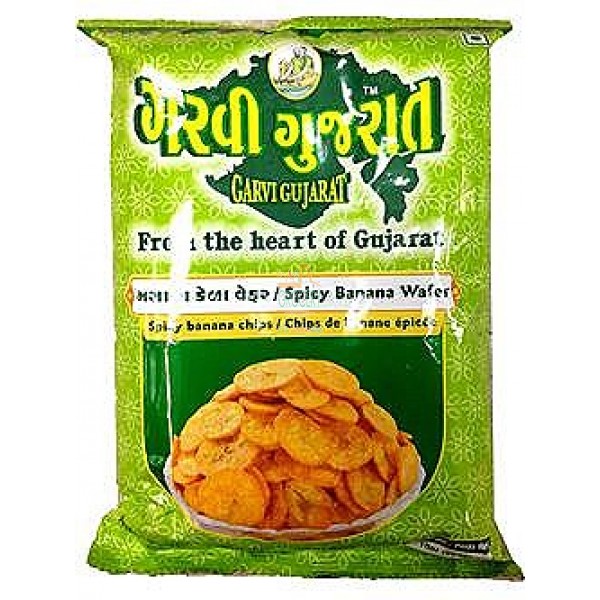 GARVI GUJARAT BANANA CHIPS SPICY