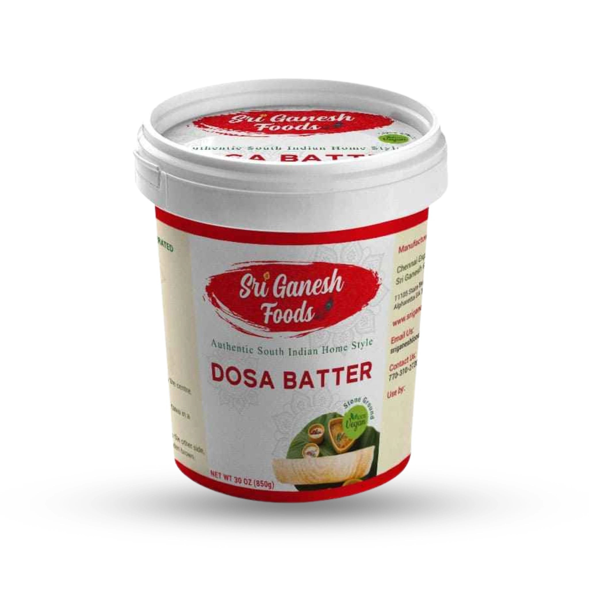 DOSA BATTER SRI GANESH FOODS 60 OZ
