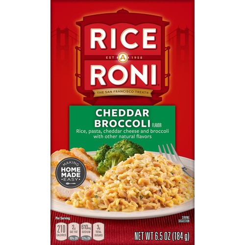 RICE A RONI CHEDDAR BROCCOLI 6.5 OZ