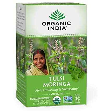 Organic India Tea(Tulsi Moringa) 0.08 LBS