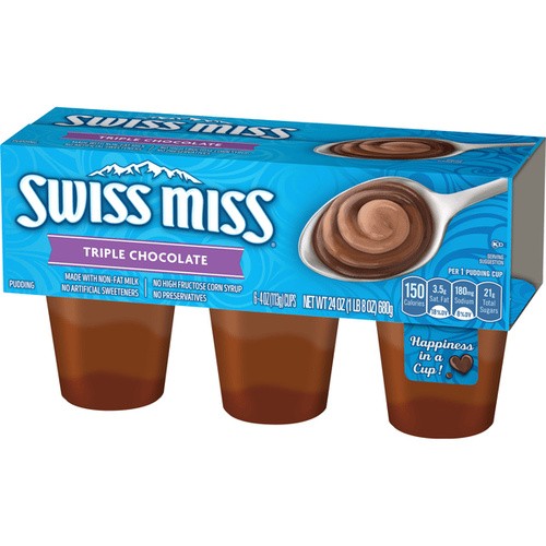SWIS MIS TRIPLE CHOC 6P  4Z 24 OZ