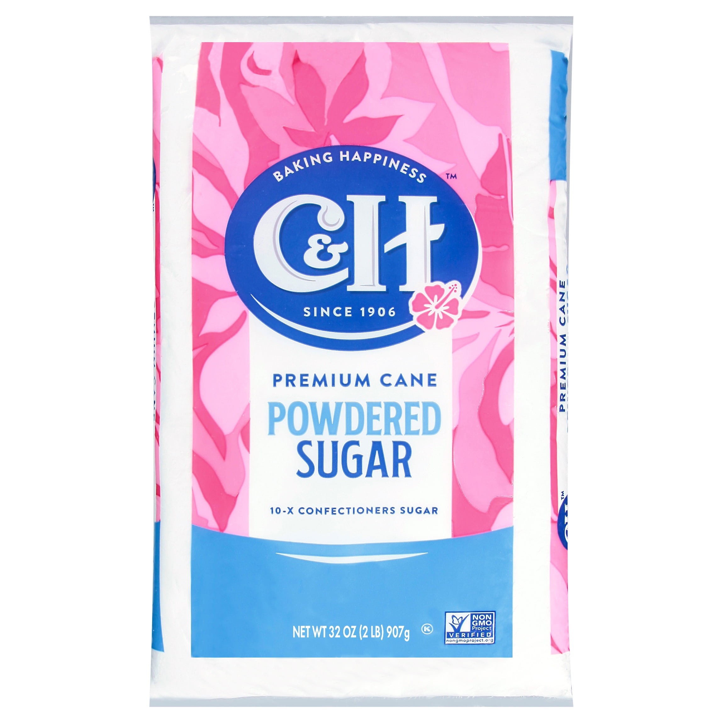 CandH Pure Cane Sugar Powder 2 LBS