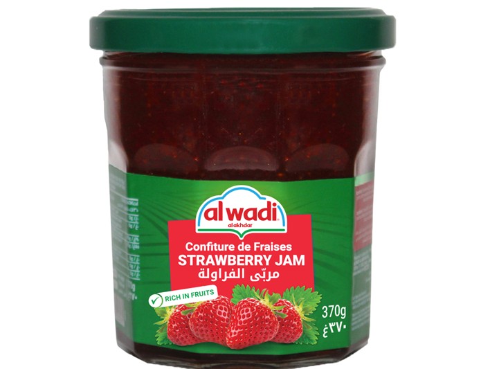 Alwadi Strawberry Fraises 370 GM