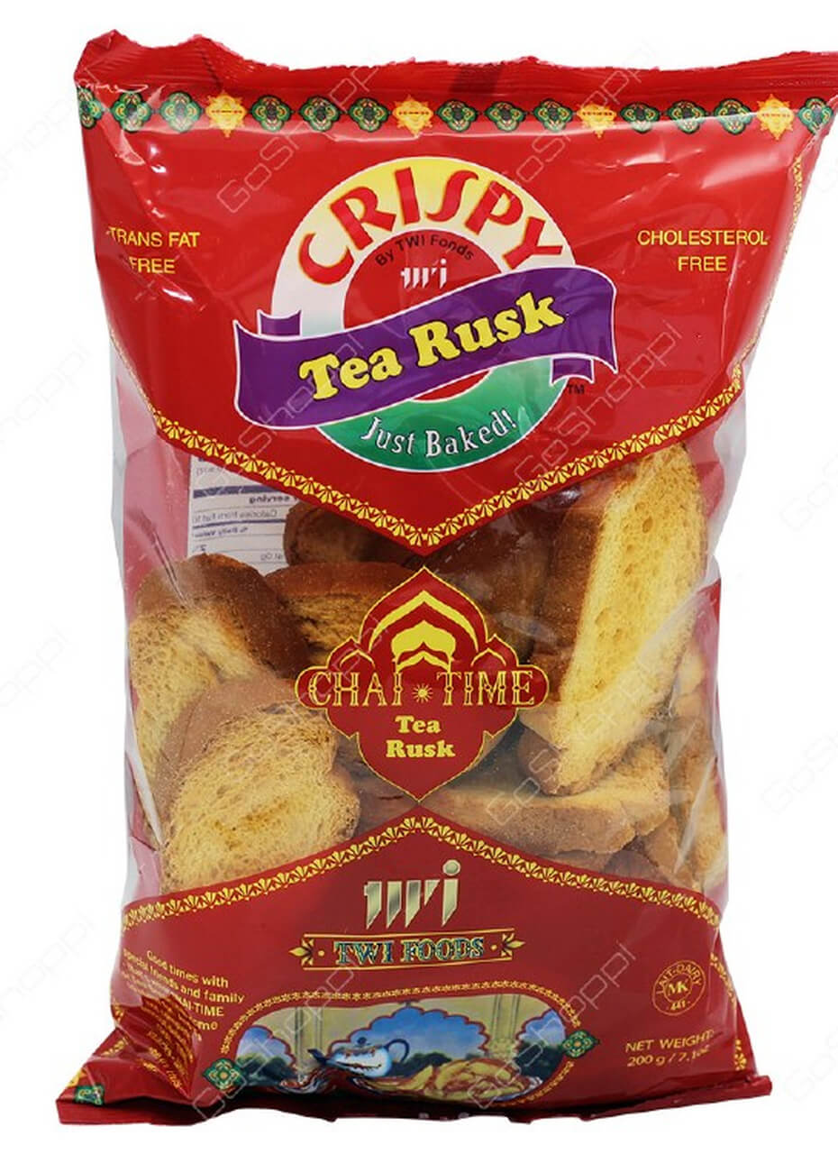 CRISPY TEA RUSK WHOLE WHEAT