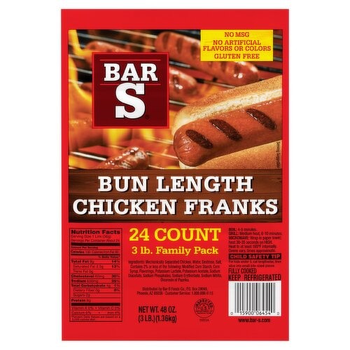 BAR S BUN LENGTH CHI 48 OZ