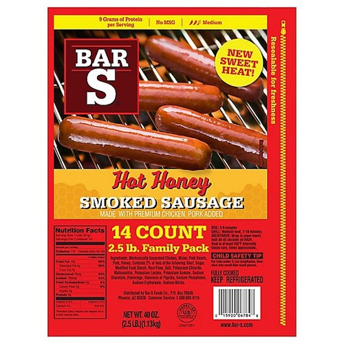 BAR S HOT HONEY SMK 40 OZ