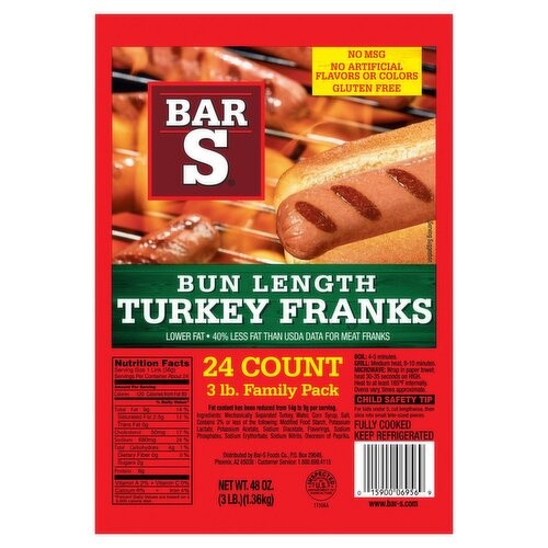 BAR S BUN LENGTH TUR 48 OZ