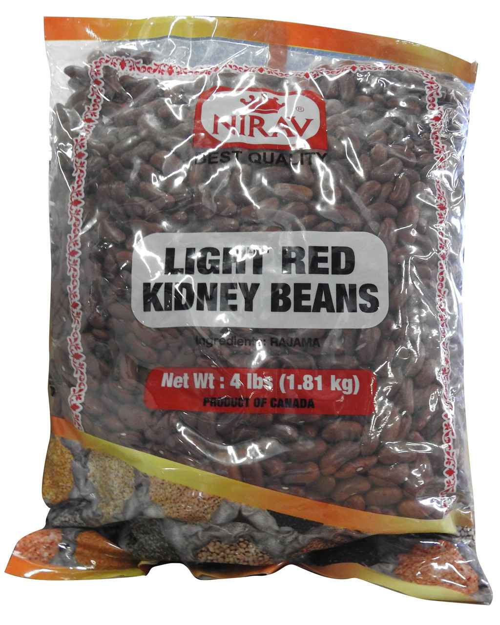 NIRAV LIGHT RED KIDNEY BEANS 4L
