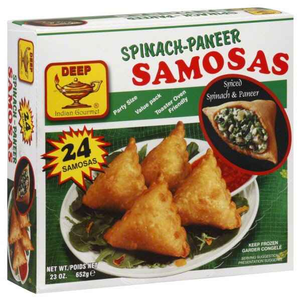 DEEP SPINACH PANEER SAMOSA