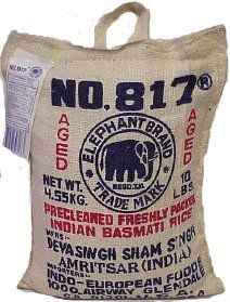 817 ELEPHANT BASMATI RICE