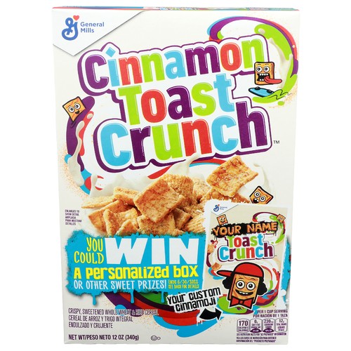 Cinnamon Toast Crunch:Whole Wheat And Rice Cereal 0.13 Lbs