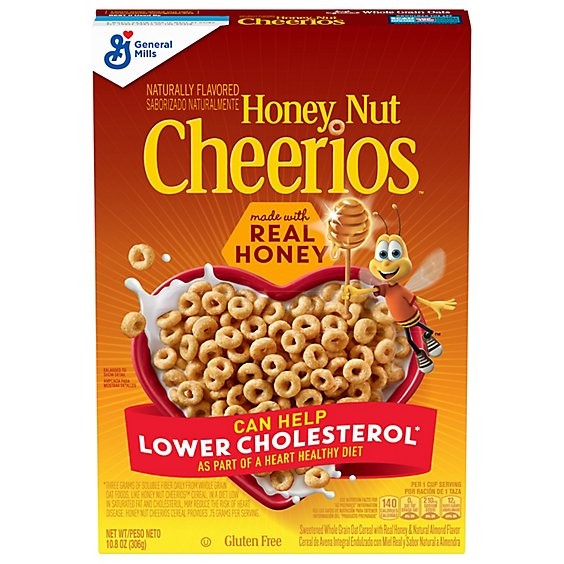 GENERAL MILLS CHEERIOS OAT HONEY 18.2 OZ