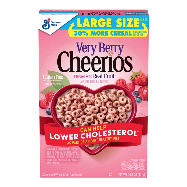 GENERALS MILLS CHEERIOS VERY BERRY       1 OZ
