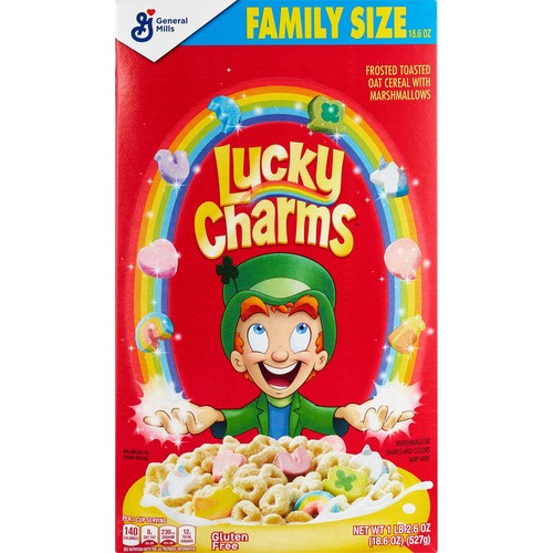 GENERAL MILLS LUCKY CHARMS               18.6 OZ
