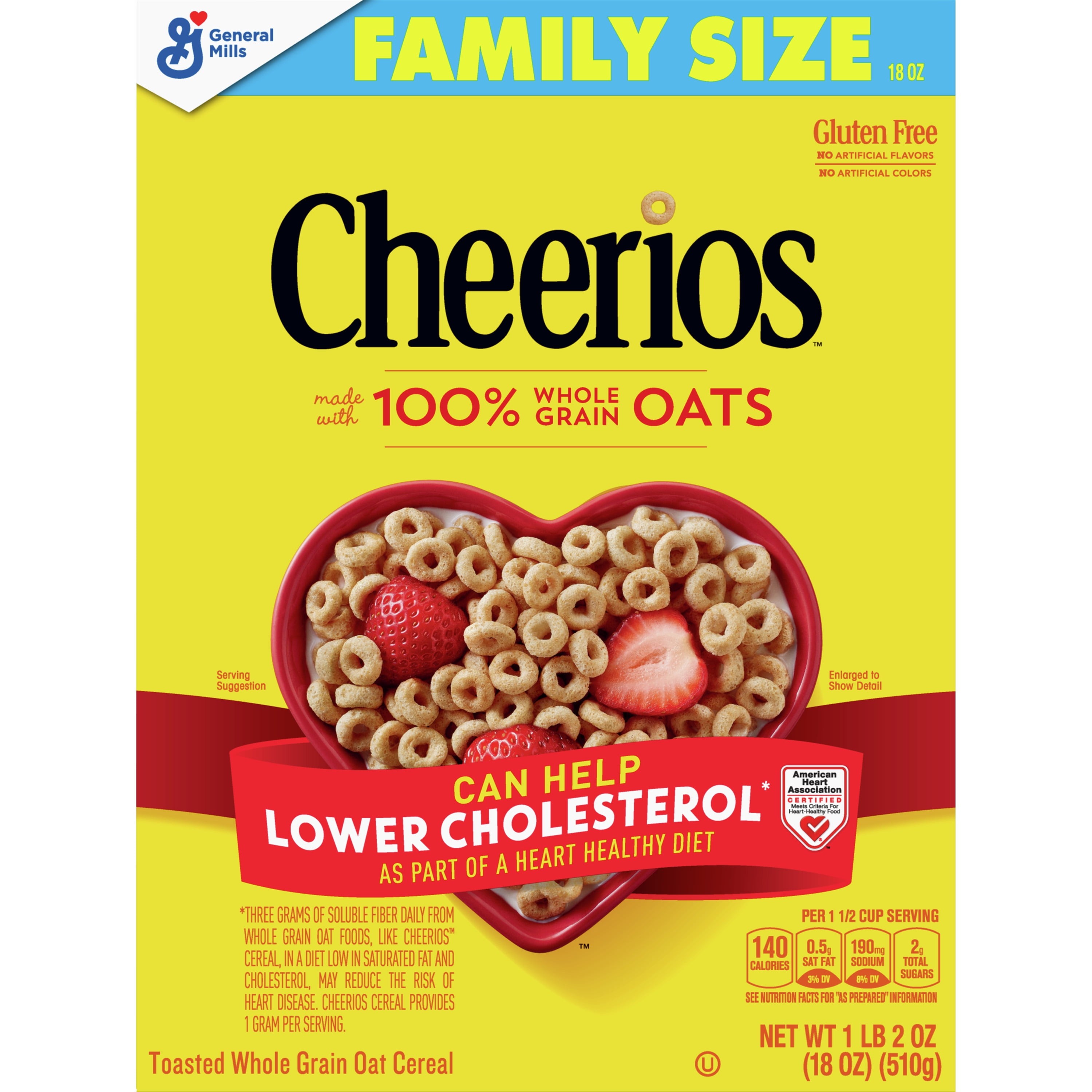 GM CHEERIOS CEREAL 18 OZ