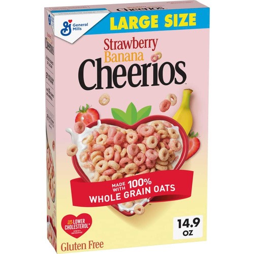General Mills Cheerios Strawberry Banana Cereal 14.9 OZ