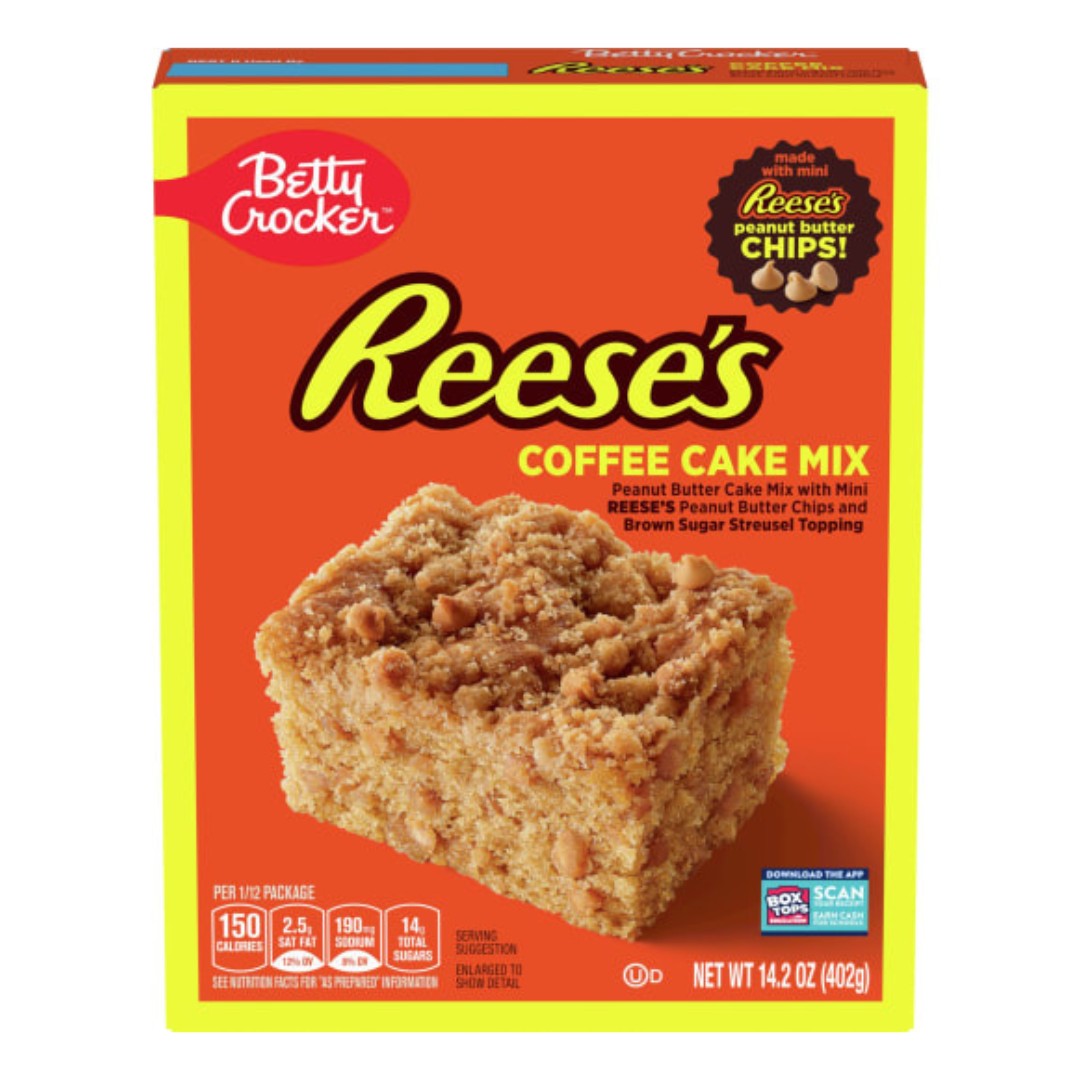 BETTY CROCKER REESES COFFEE CAKE MIX     1 OZ