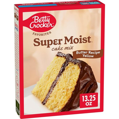BETTY CROCKER CAKE BUTTER YELLOW 13.25 OZ