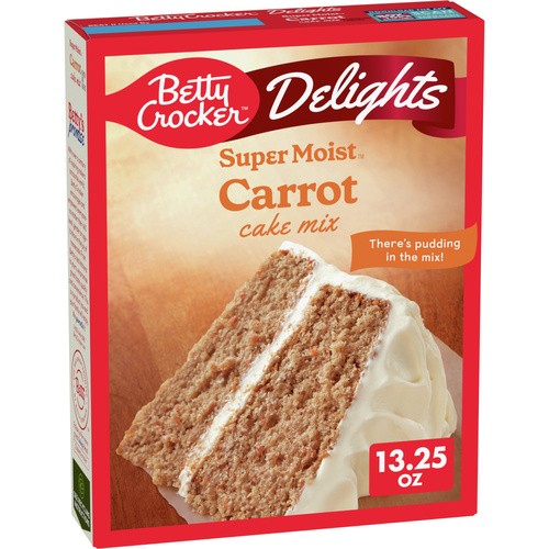 BETTY CROCKER SM CARROT CAKE MIX 13.25 OZ