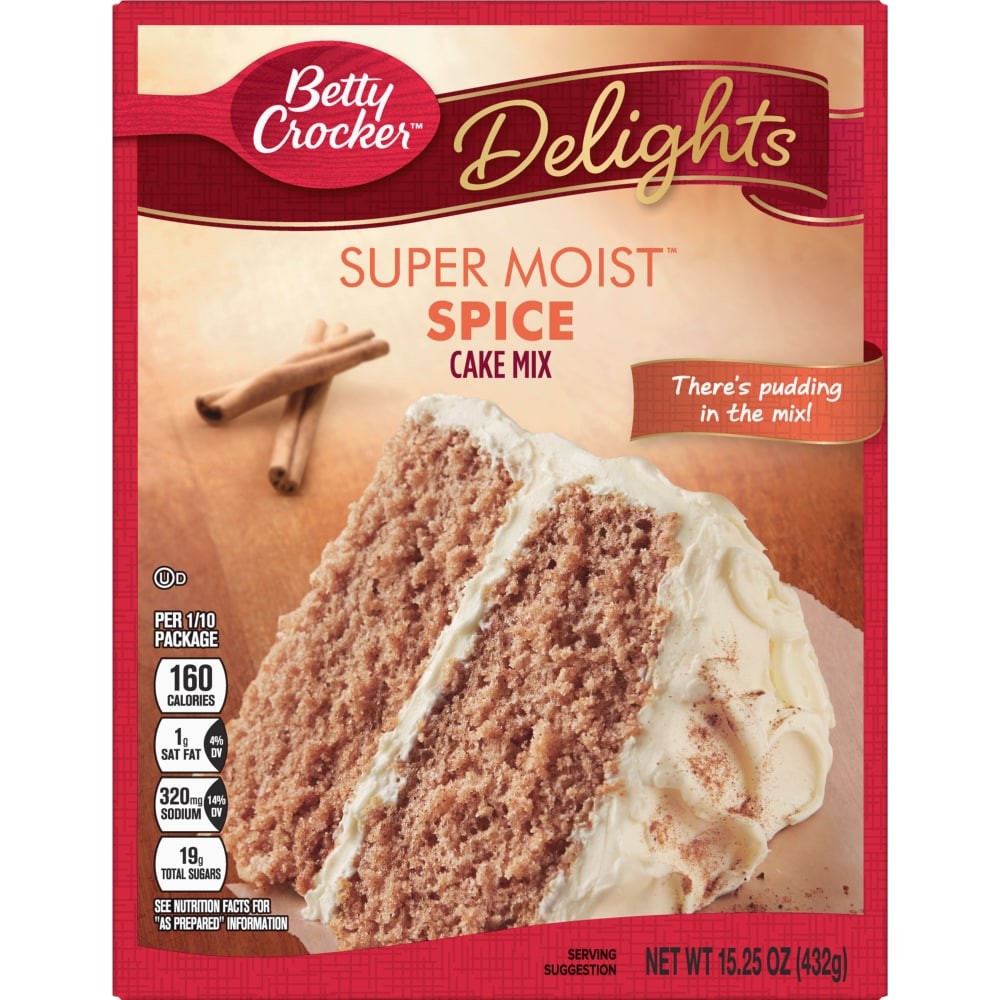 BETTY CROCKER CAKE SPICE 13.25 OZ