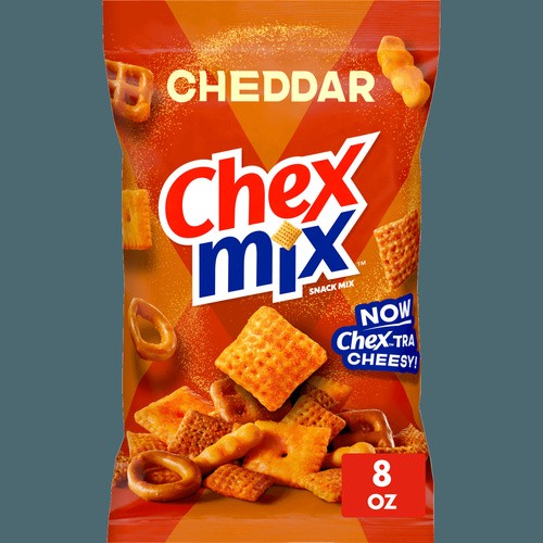 CHEX MIX CHEDDAR 8 OZ