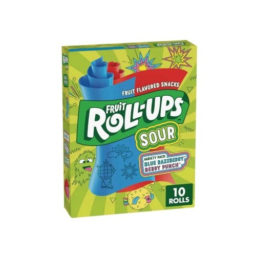 FRUIT ROLL UPS SOUR 0.5 OZ