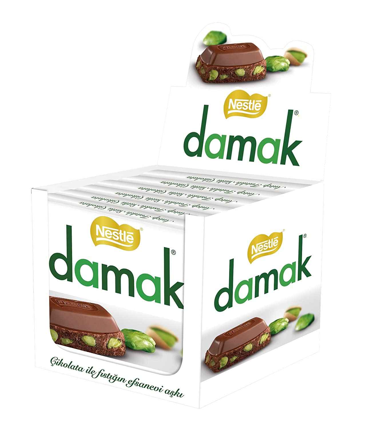 DAMAK MILK CHOCOLATE W/PISTACHIO