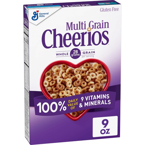 GENERAL MILLS MULTIGRAIN CHEERIOS 9 OZ