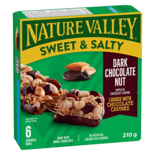 NATURE VALLEY SWEET&SALTY DK CHC 7.2 OZ