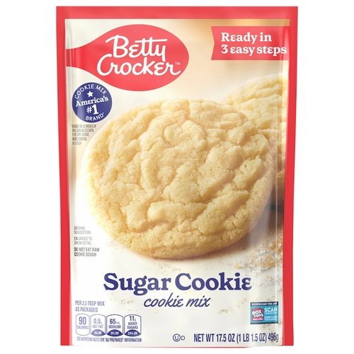BETTY CROCKER SUGAR CKY POUCH            17.5 OZ