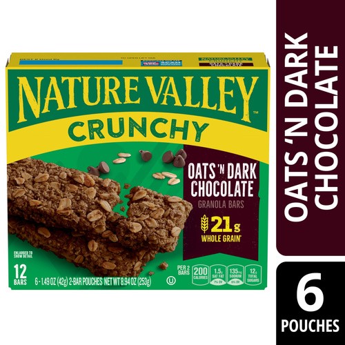 NATURE VALLEY CRNCH DARK CHOCOLATE 8.94 OZ