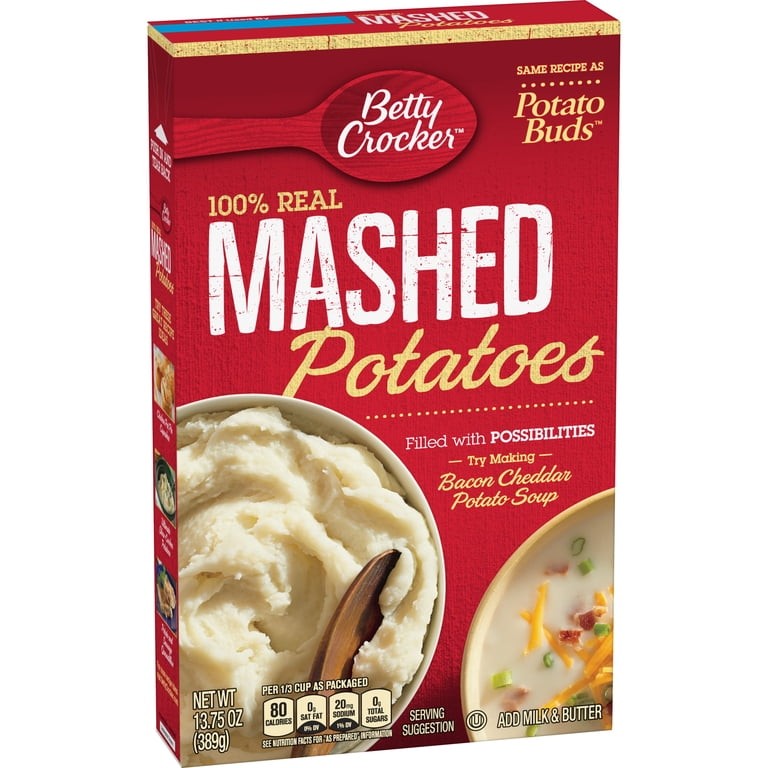 BETTY CROCKER MASHED POTATO BUDS 13.75 OZ