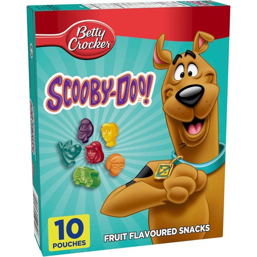 BETTY CROCKER SCOOBY DOO FRUIT SNACK 10 COUNT