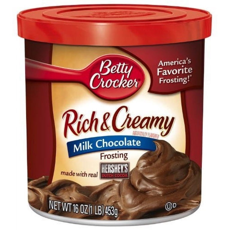 BETTY CROCKER FROSTING MILK CHOCOLATE 16 OZ